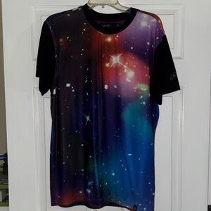 Galaxy Print Men's Shirt